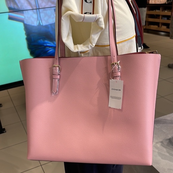 Coach Zip Top Tote 
IM/Pink - Picture 8 of 16